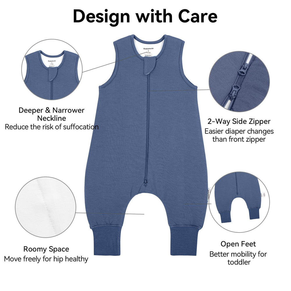 Okayinn BubblePanda safety neckline closeup highlights snug neck and face-scratching protection.
