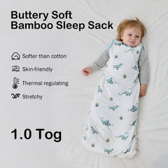 Okayinn BubblePanda sleep sack 1.0 tog outer view for year-round comfort.