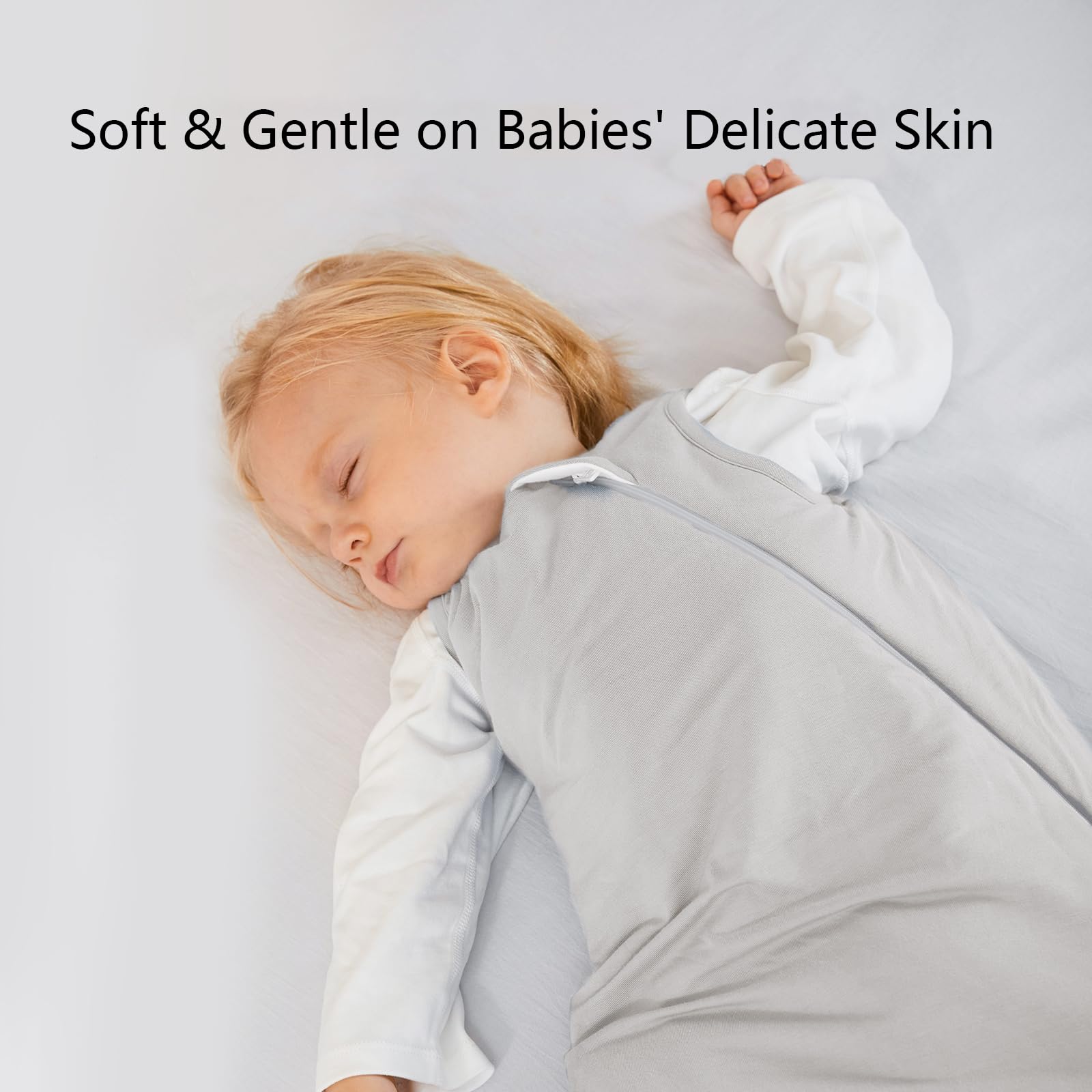 Okayinn BubblePanda sleep sack with 2-way zipper for easy night changes
