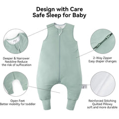 Okayinn BubblePanda sleep sack 2-way zipper for easy changes