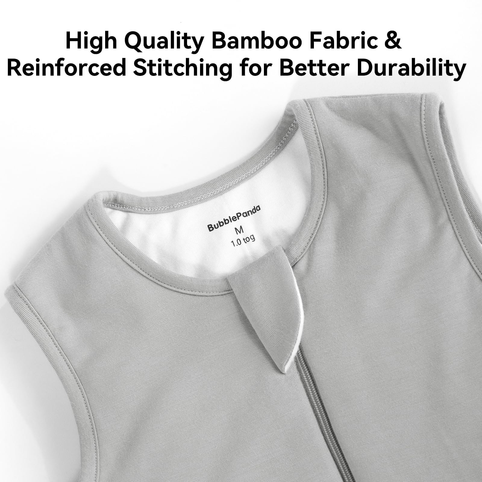 Okayinn BubblePanda breathable bamboo rayon wicks moisture for all-night comfort.