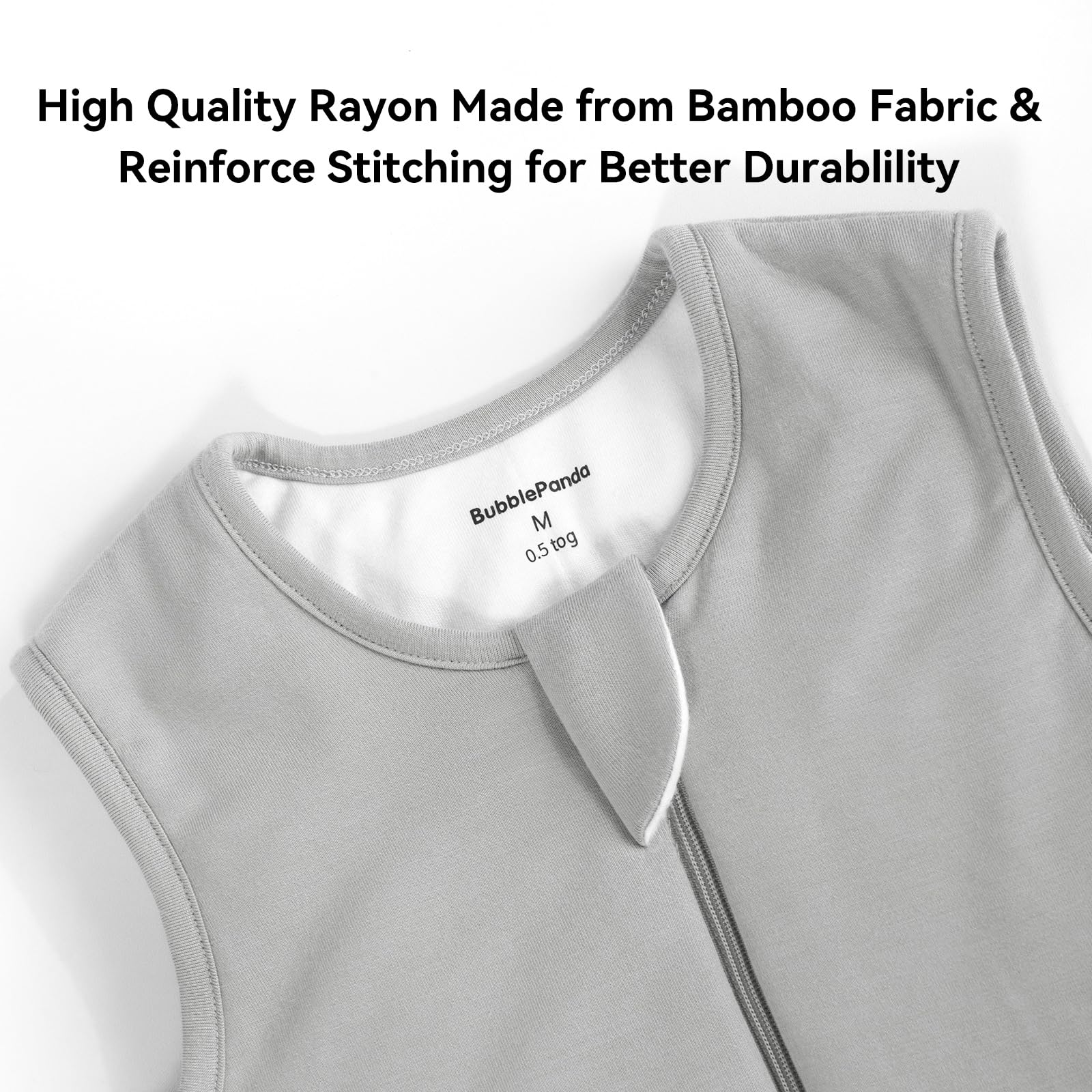 Okayinn Bamboo blend fabric close-up showing breathable moisture-wicking weave.