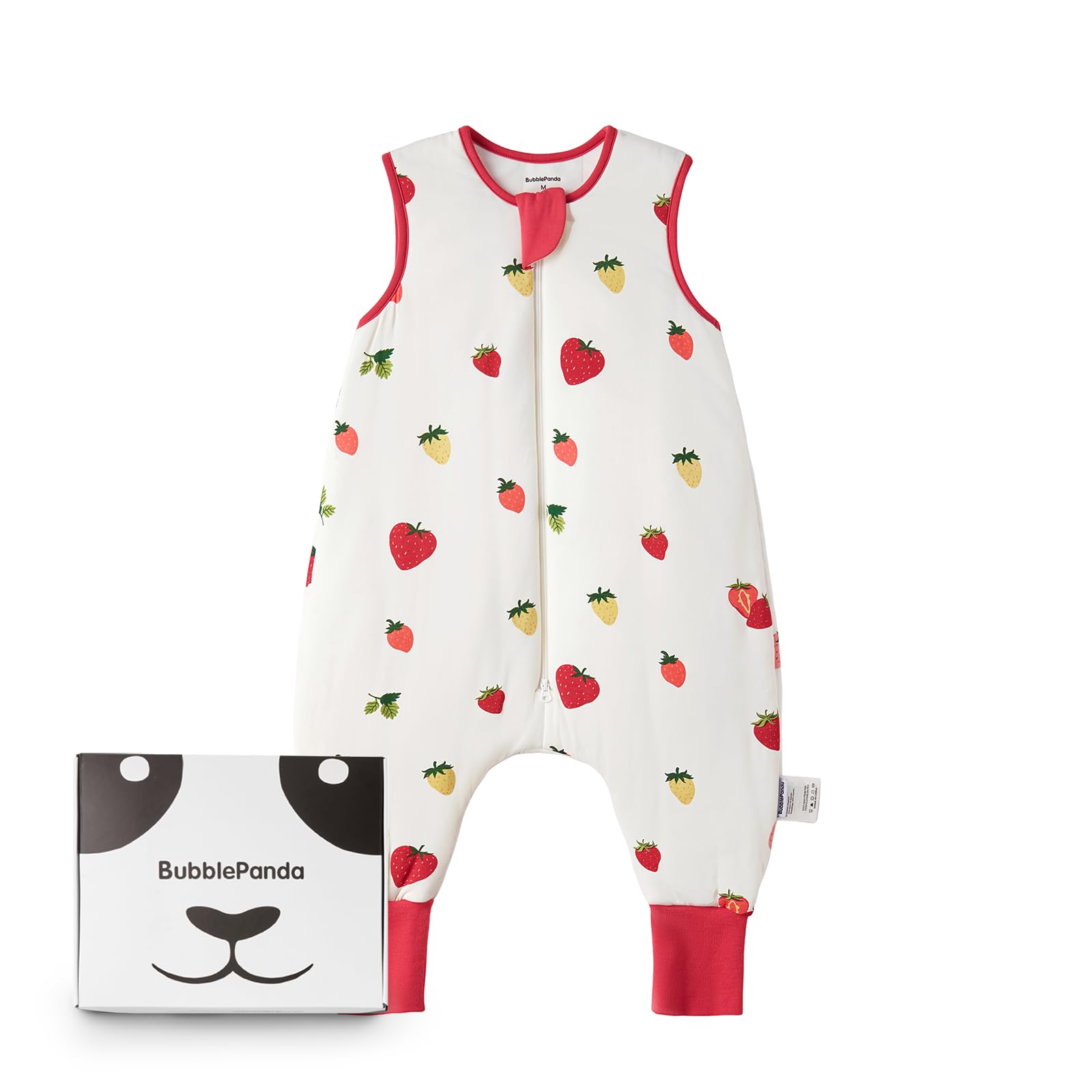 Okayinn BubblePanda sleep sack with feet enables crawling and keeping toddler legs warm during night