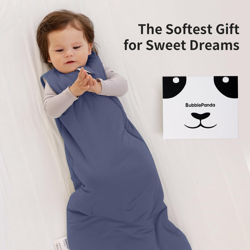 Okayinn BubblePanda Sleep Sack neck opening emphasizes safe, soft fit
