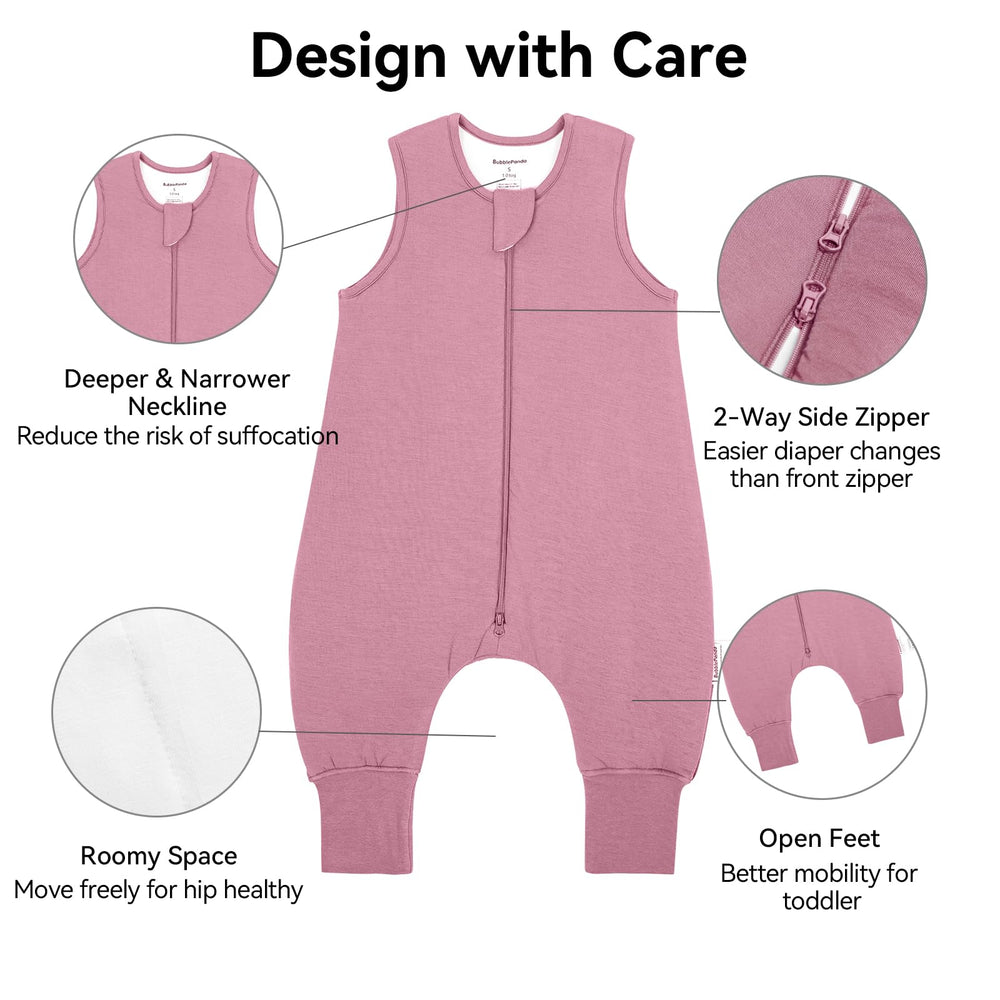 Okayinn BubblePanda sleep sack narrow neckline design enhances safety