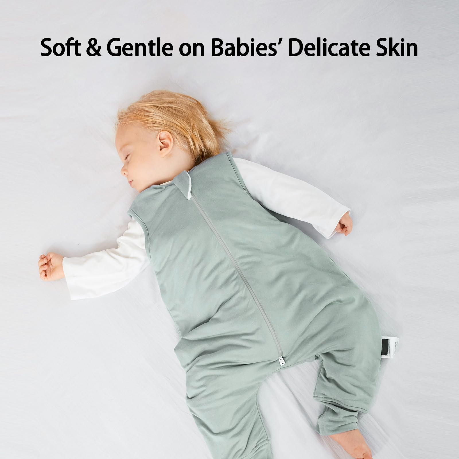 BubblePanda machine-washable durable sleep sack simplifies cleaning routines