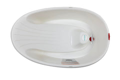 OKBABY Onda Bath integrated-thermometer ensures bathwater warmth stays comfortable