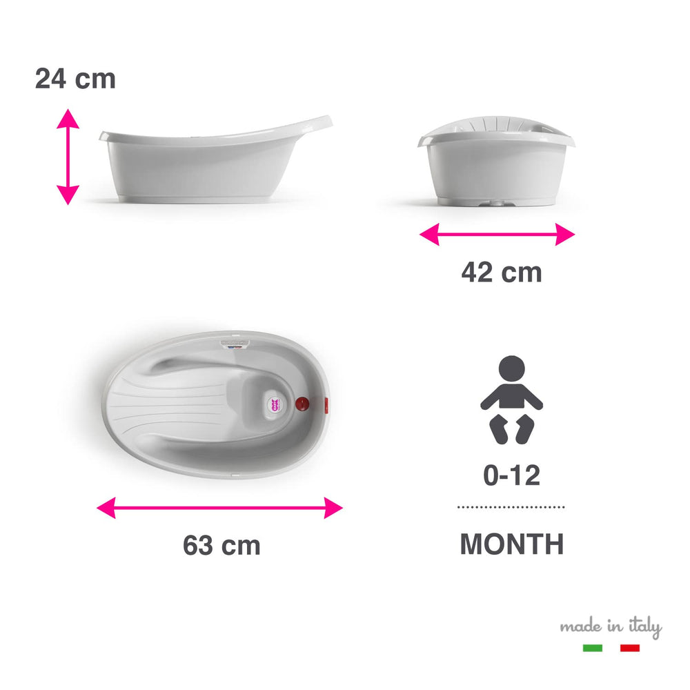 OKBABY BEABA Onda Bath quick-drain plug speeds emptying after bath