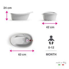 OKBABY BEABA Onda Bath quick-drain plug speeds emptying after bath