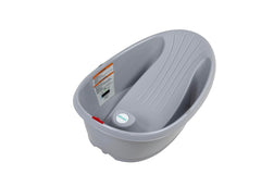 OKBABY Onda Bath quick-drain plug for fast, mess-free emptying.