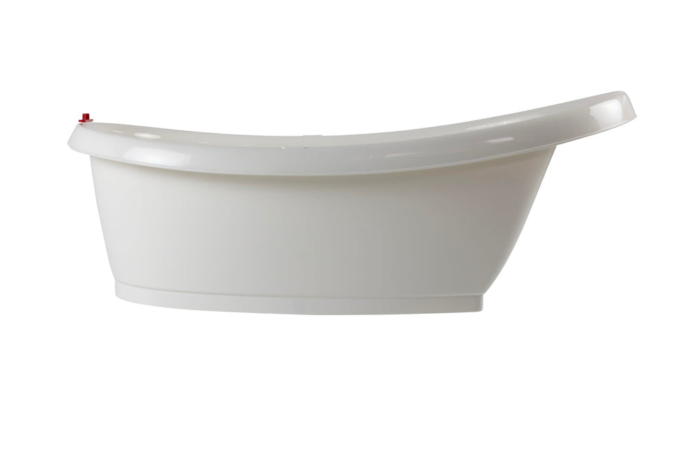OKBABY Onda Bath two-growth-stages design supports newborn recline to upright seat for growing babies