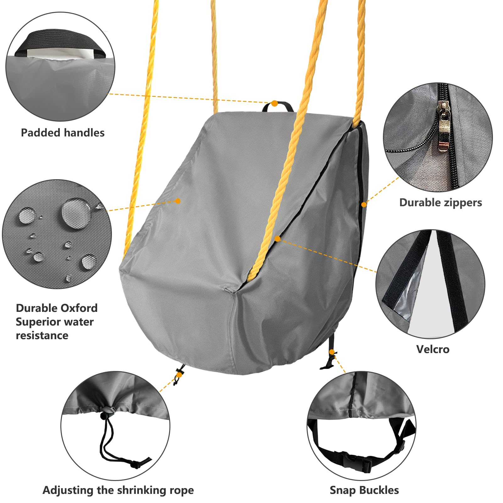 okcool outdoor toddler swing cover waterproof texture shields from rain and splashes