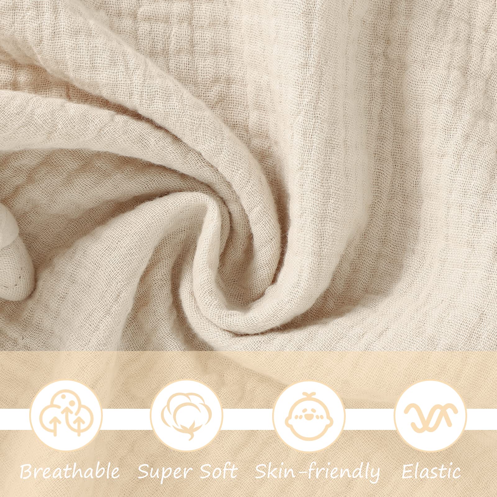 Okdiy Elephant Lovey in khaki colorway complements nursery decor while soothing babies.
