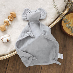 okdiy elephant soft stuffed animal for newborn cuddles.