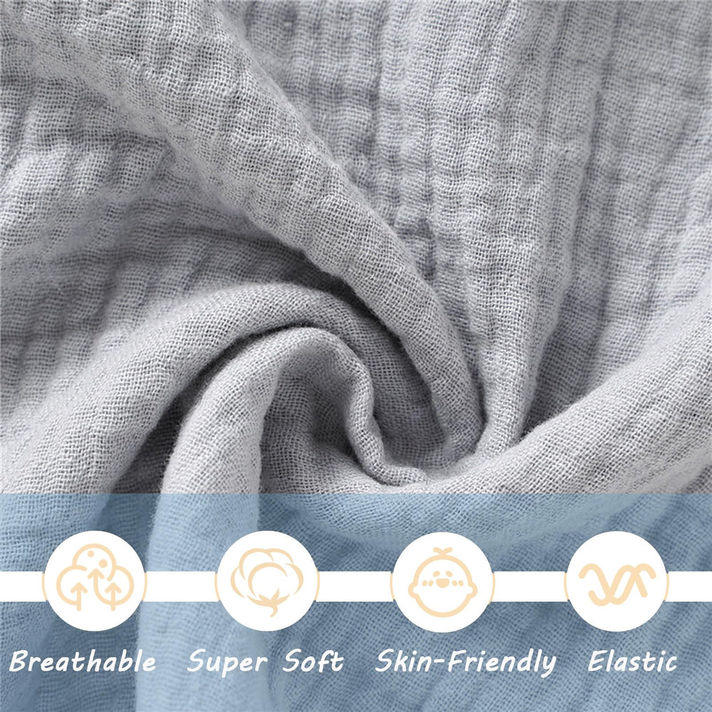okdiy muslin baby security blanket in grey adds comforting security.
