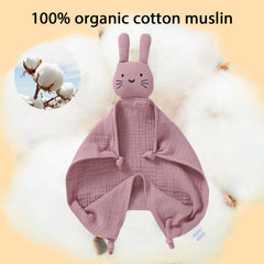 okdiy organic cotton bunny fabric close-up shows soft breathable material