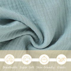 okdiy Organic Cotton Muslin Lovey texture highlights natural fibers for snuggly comfort