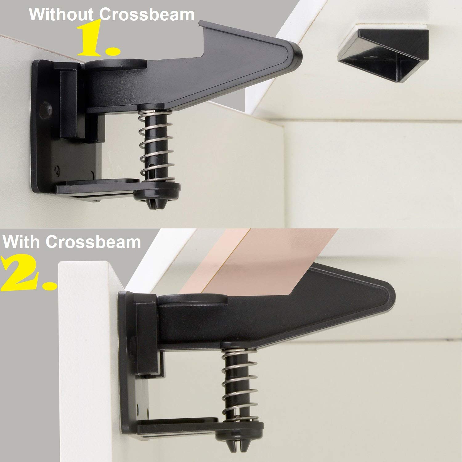 OKEFAn stainless steel spring inside provides durable, reliable engagement.