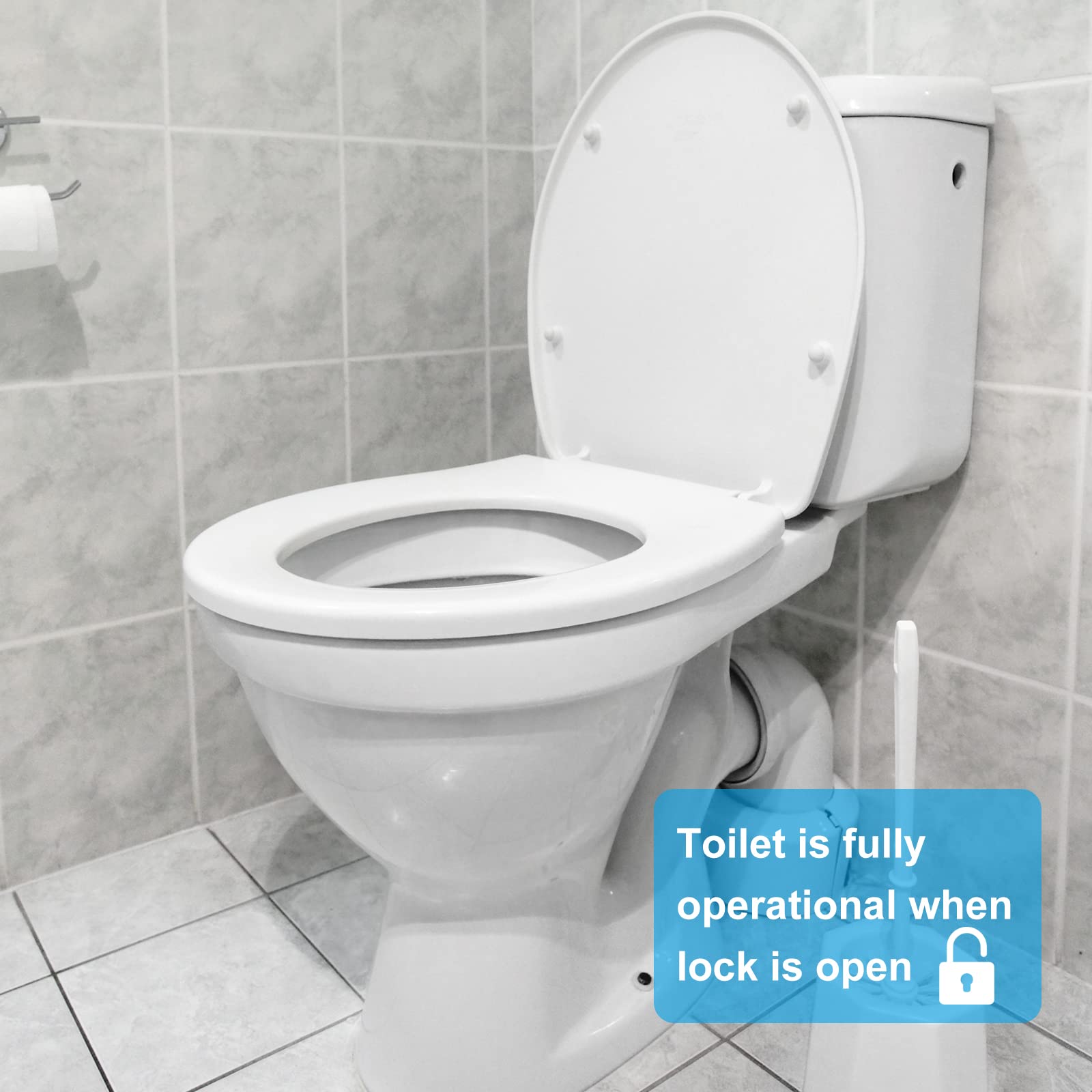 OKEFAn kid-safe design in use for preventing lid opening