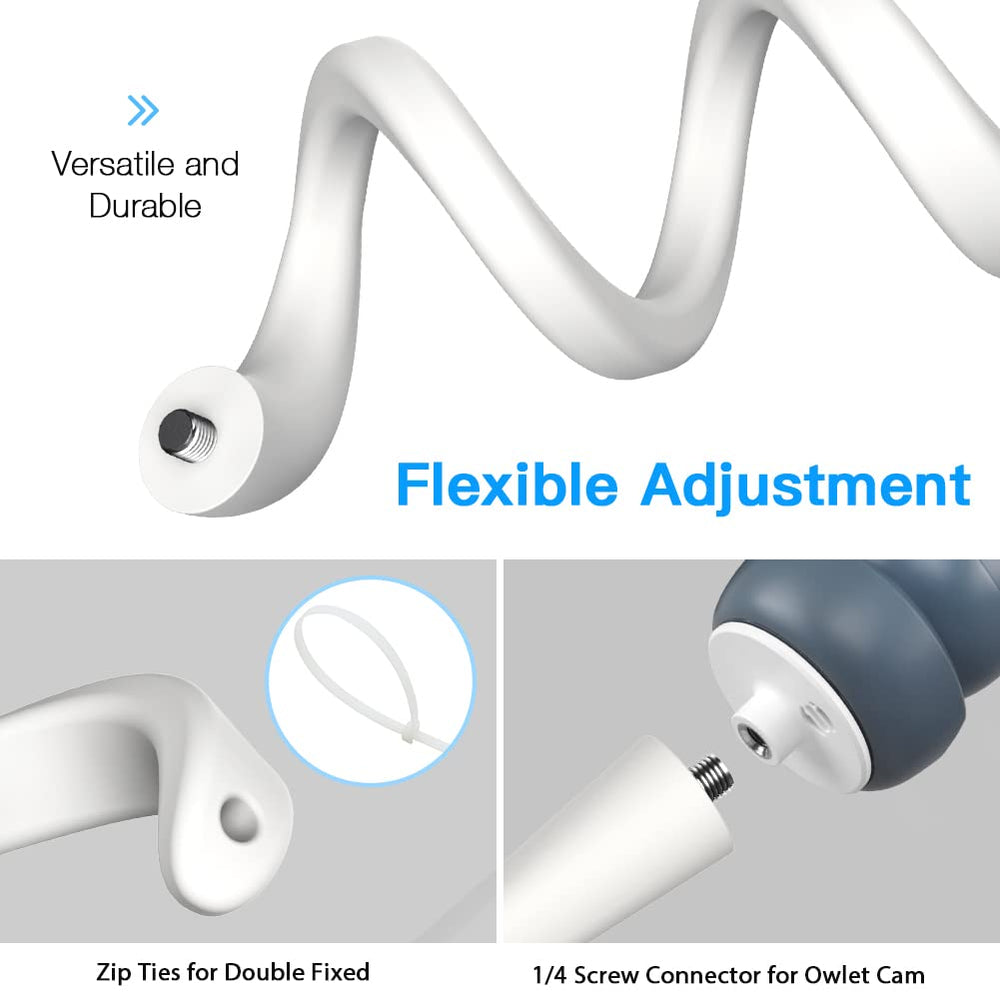 OkeMeeo twist-mount mechanism for flexible positioning without crib damage