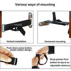 OKETHERMO Anti Tip Anchors keep a TV stand stable during busy evenings.