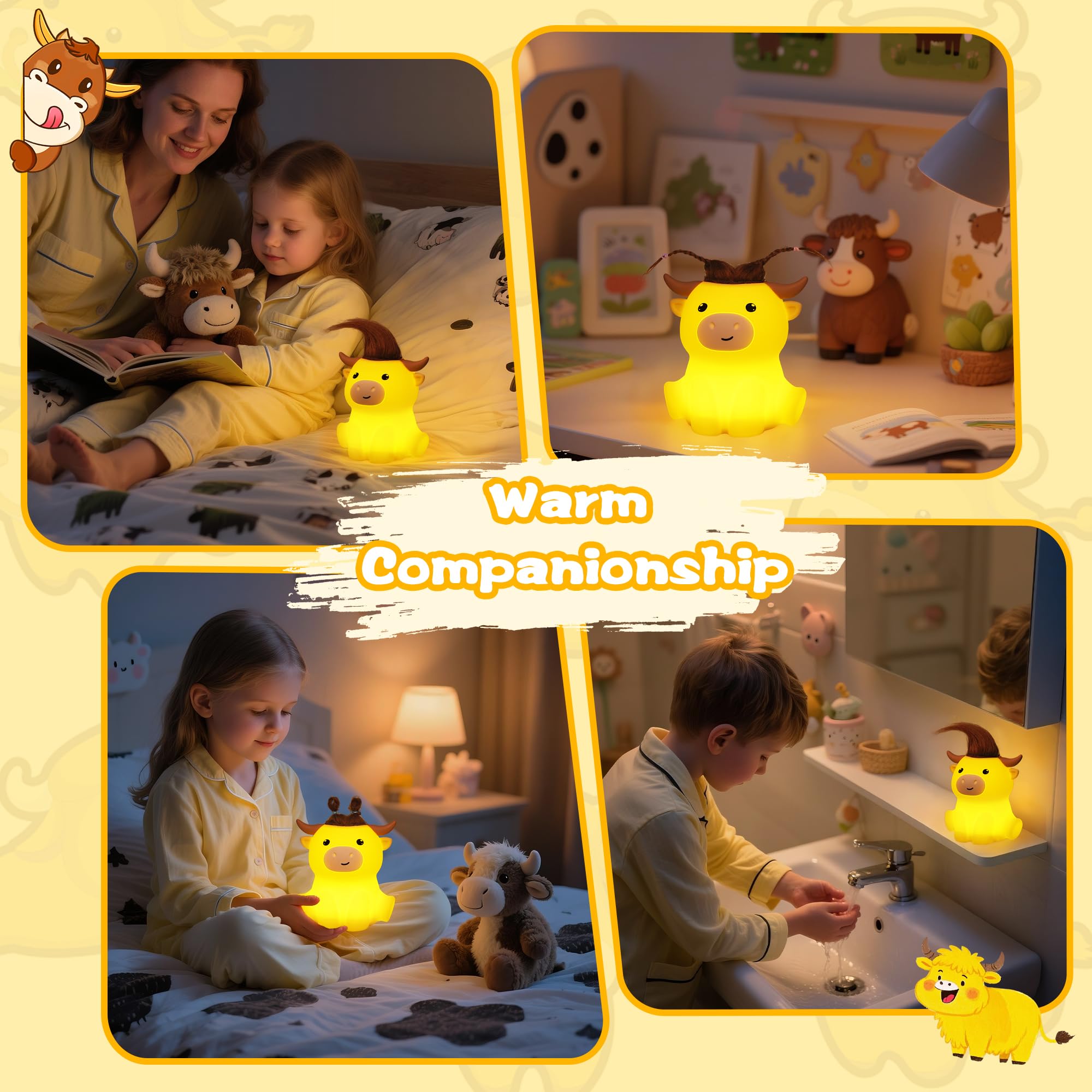 OkiyiD night light layout showcasing easy operating features