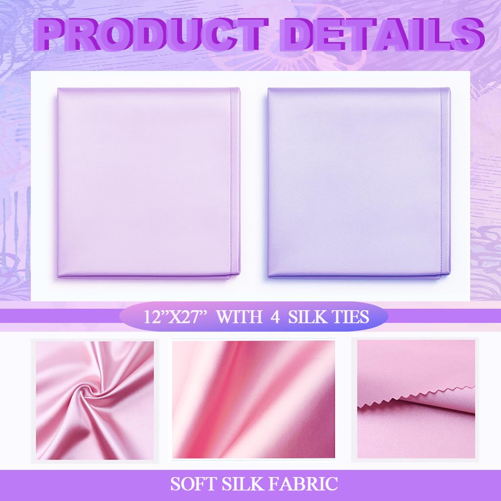 Okueejur satin bassinet sheet two-colors shows two-piece set for rotation