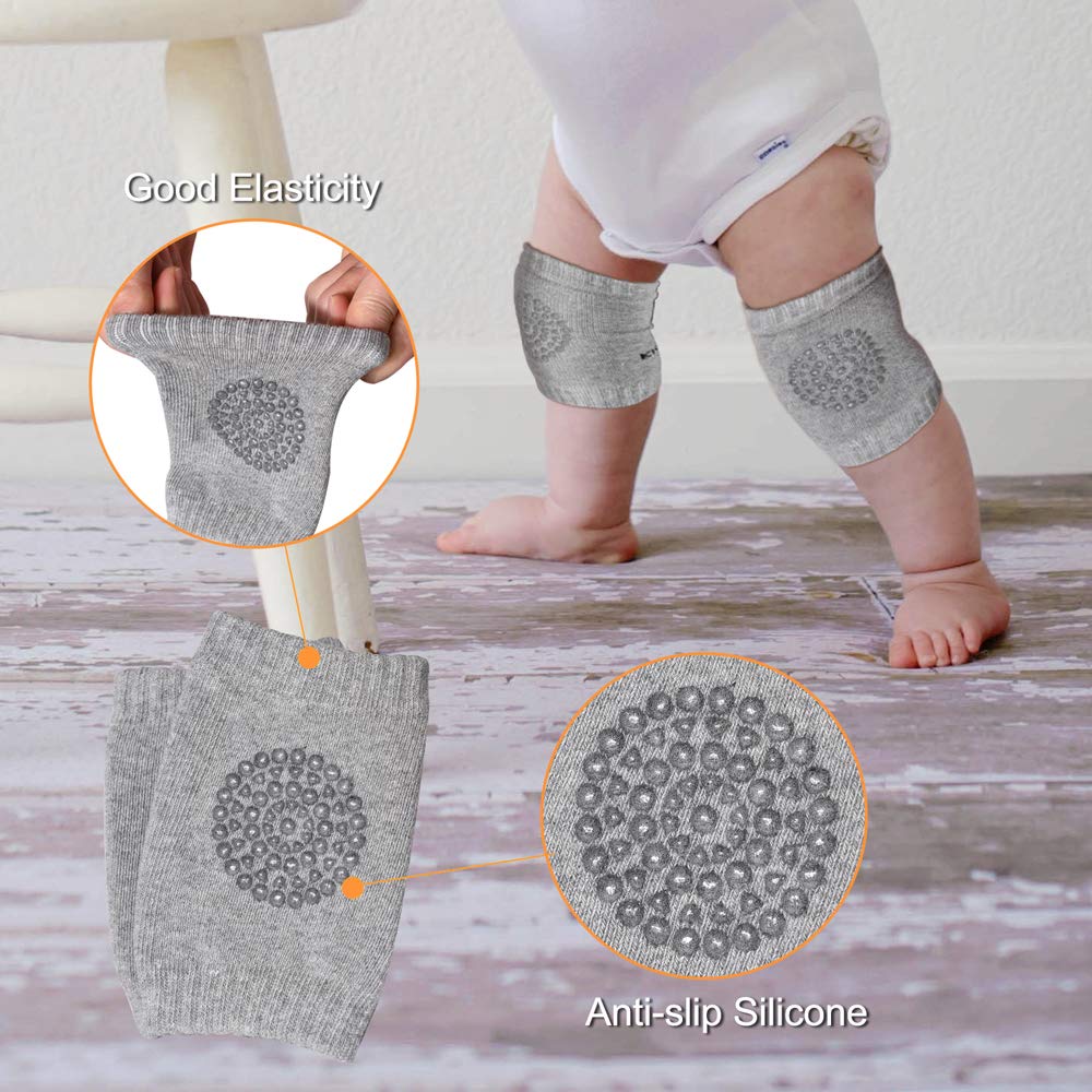 Okydoky knee pads set cushions tiny knees during crawling and playtime