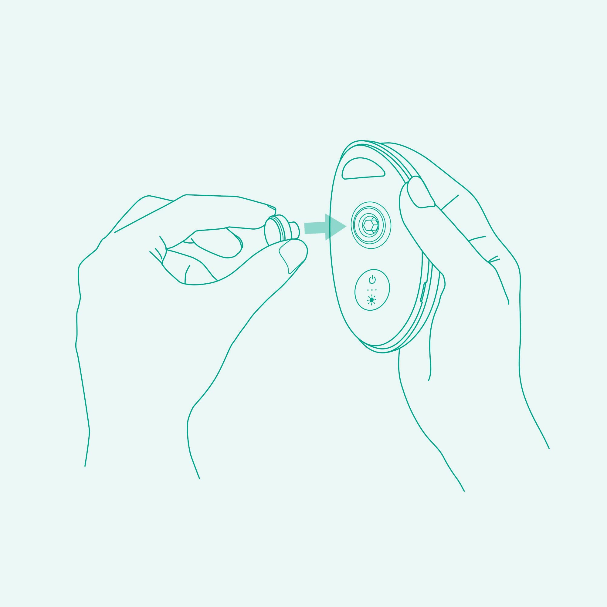 Olababy easy replacement pads: quick click-in for effortless routine care