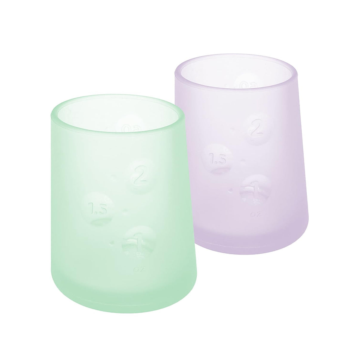 Olababy First Cup with a clear-view liquid helps parents monitor intake for tiny hands.