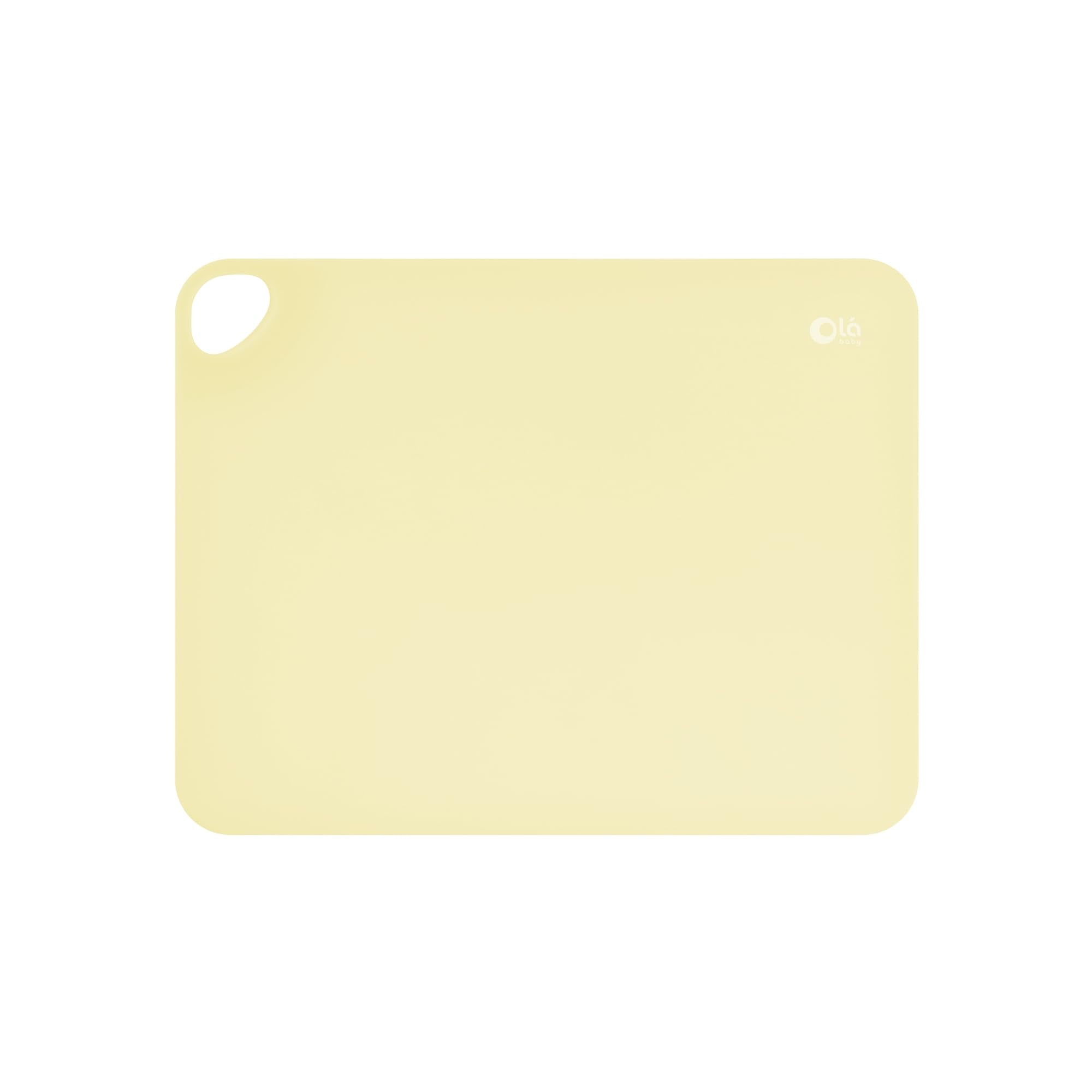 Olababy Fold N Go placemat folded in travel case for on-the-go meals