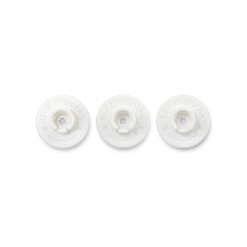 Olababy grit pads close-up: high-quality grit extends pad life for newborn nail care