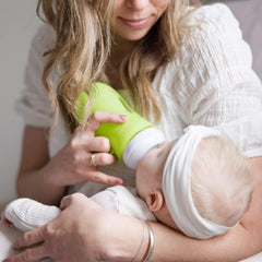Olababy silicone sleeve uses BPA-free material that's gentle for sensitive skin