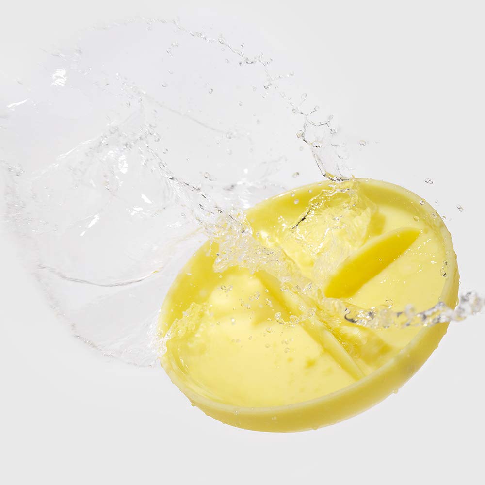 Olababy suction plate ready for microwave sterilizer use for quick sanitation.