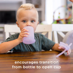 Olababy see-through indicator shows liquid level for easy sipping decisions
