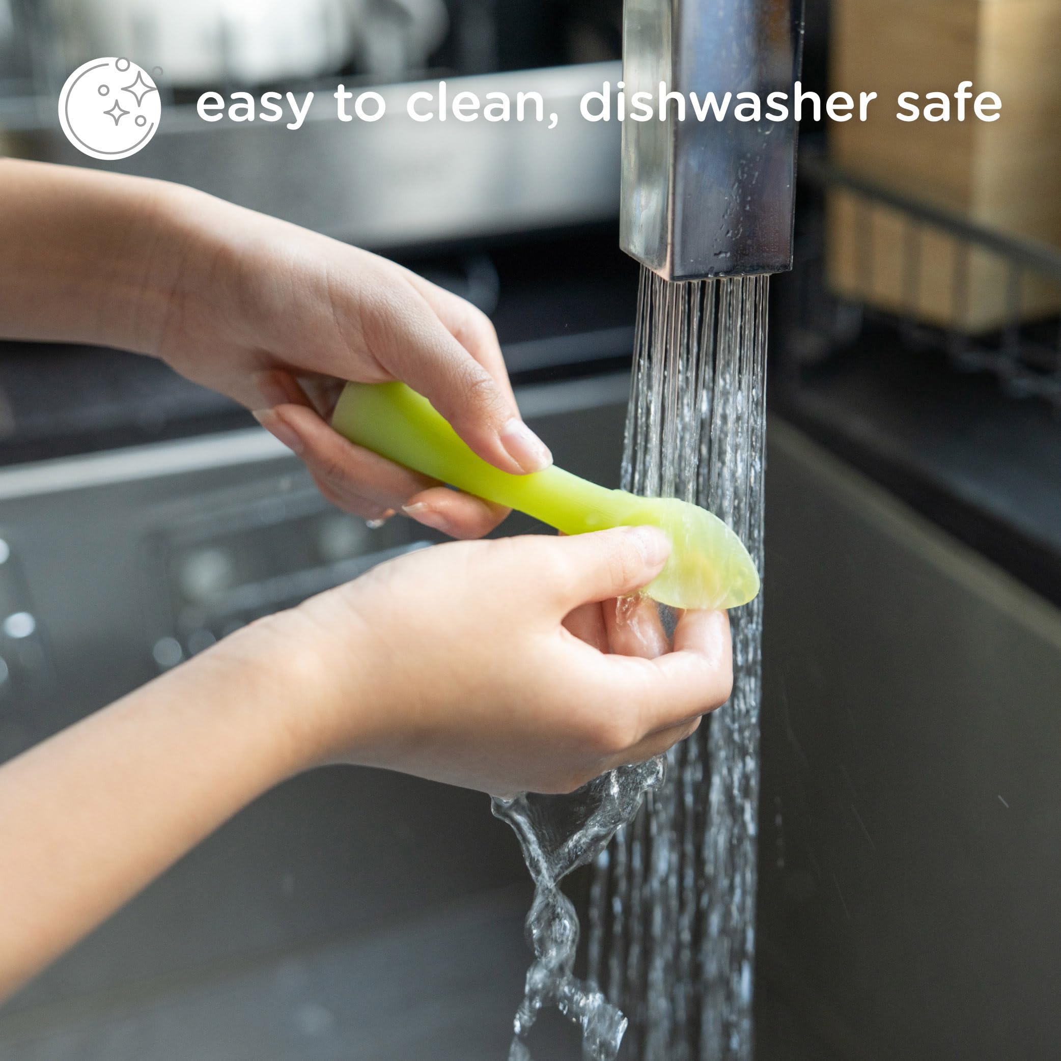 Olababy spoon is dishwasher safe for easy cleaning