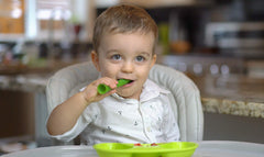 Olababy weaning set showcases a compact two-piece design for kitchen prep.