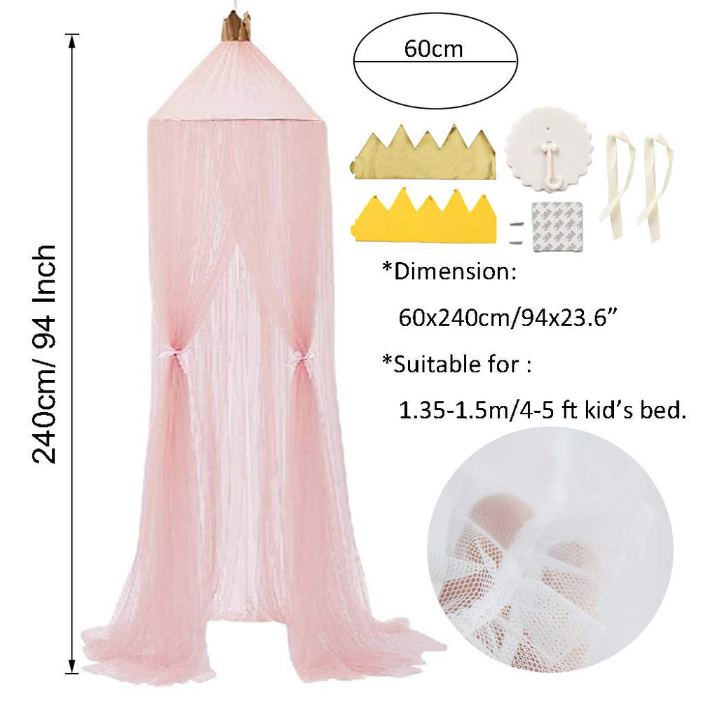 OldPAPA bed canopy easy-clean design keeps the fabric tidy after adventures.