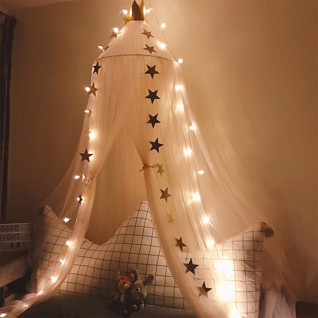 OldPAPA bed canopy installation hook 3M sticker enables quick hanging.