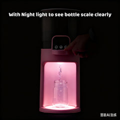 Olfjurk night light aids midnight formula prep with gentle illumination.