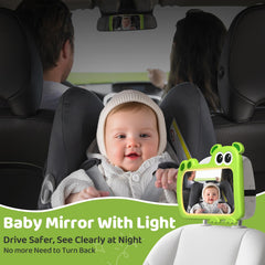 Olishare cry-detection mirror senses infant cries for auto-soothing features