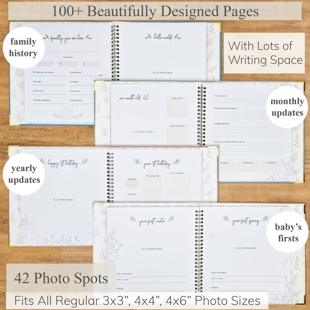 Olive & Lark archival-grade paper preserves memories long-term.