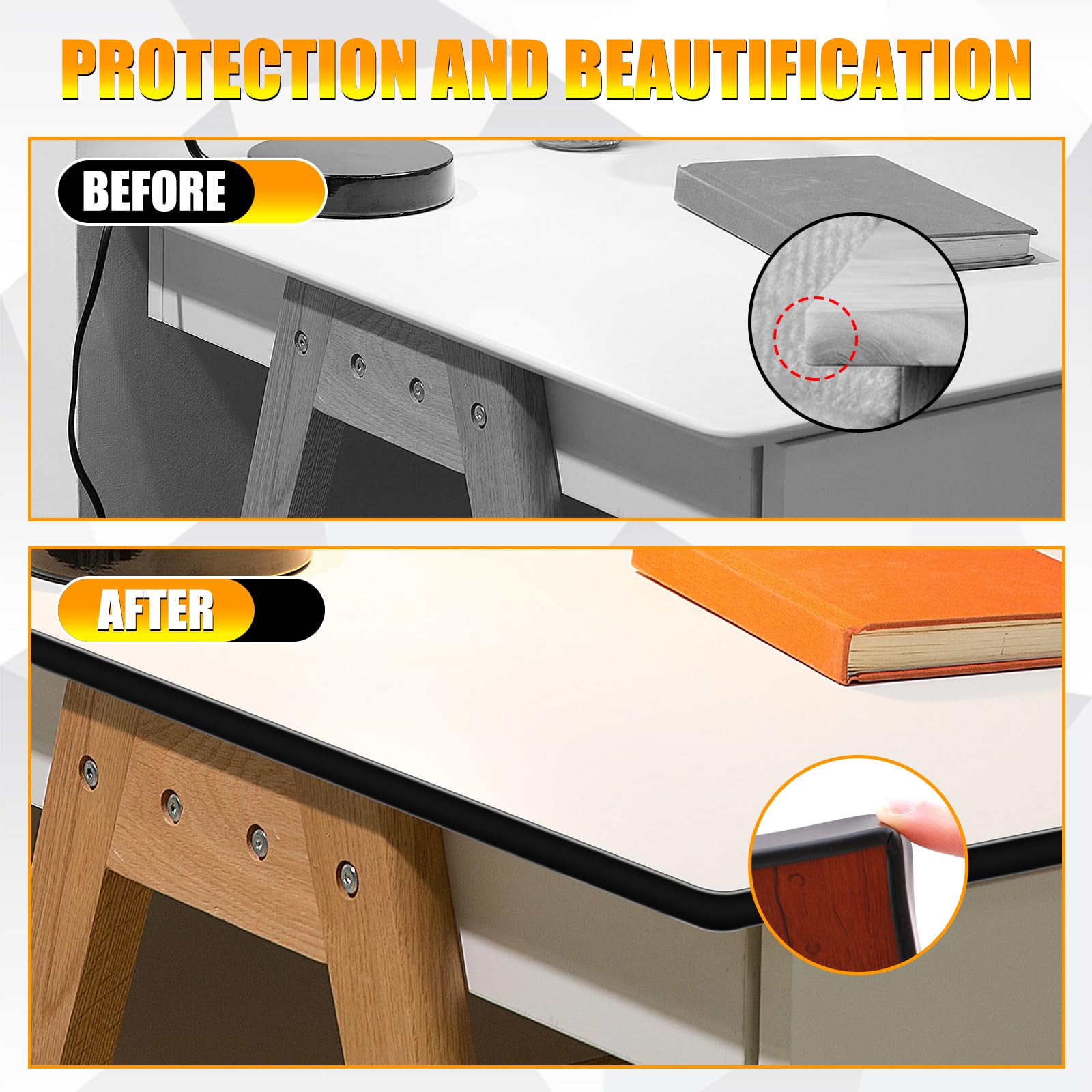 Olldag edge band in durable TPE material provides long-lasting edge protection