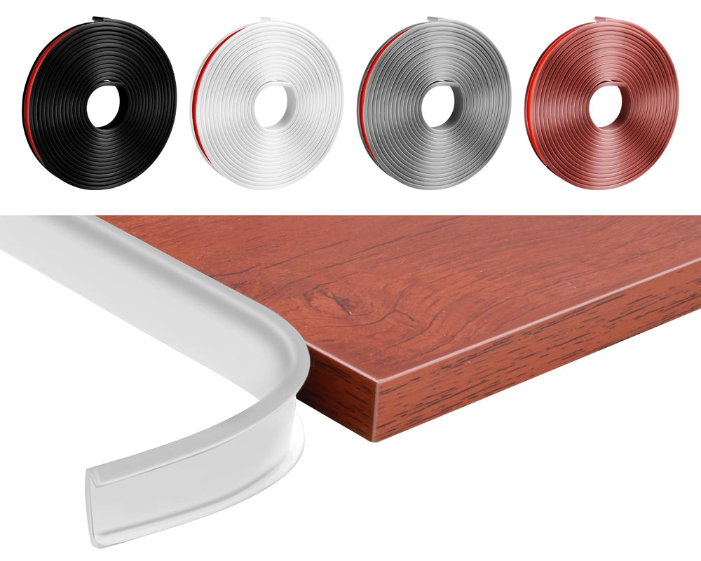 Olldag U-Shape Edge Banding 20ft white roll protects furniture edges with a clean finish