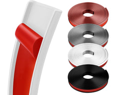 Olldag U-Shape Edge Banding roll white protects desk edges from dings and scratches.