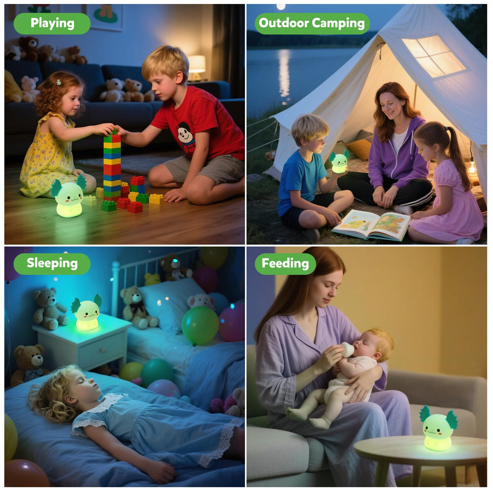 ollycasa Axolotl lamp presented as a thoughtful gift idea.