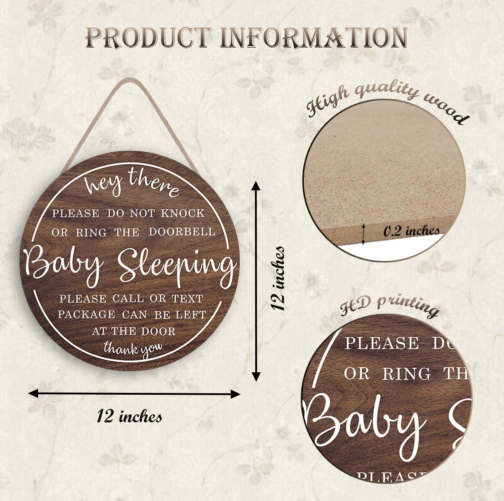 OLMIXA baby sleeping sign new mom gift idea