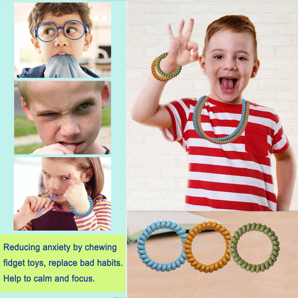 Olugu necklaces and bracelets included, easy-clean design for quick sanitizing.