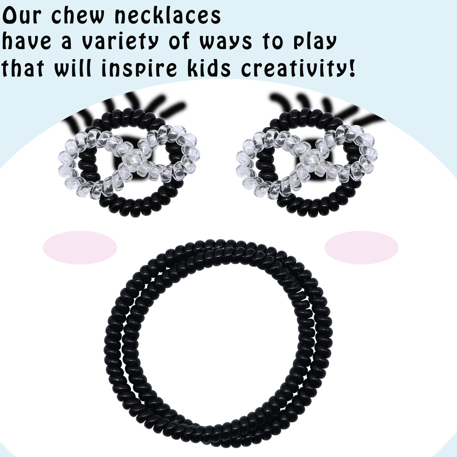 Olugu sensory chew necklace teardrop offers oral engagement while on the go