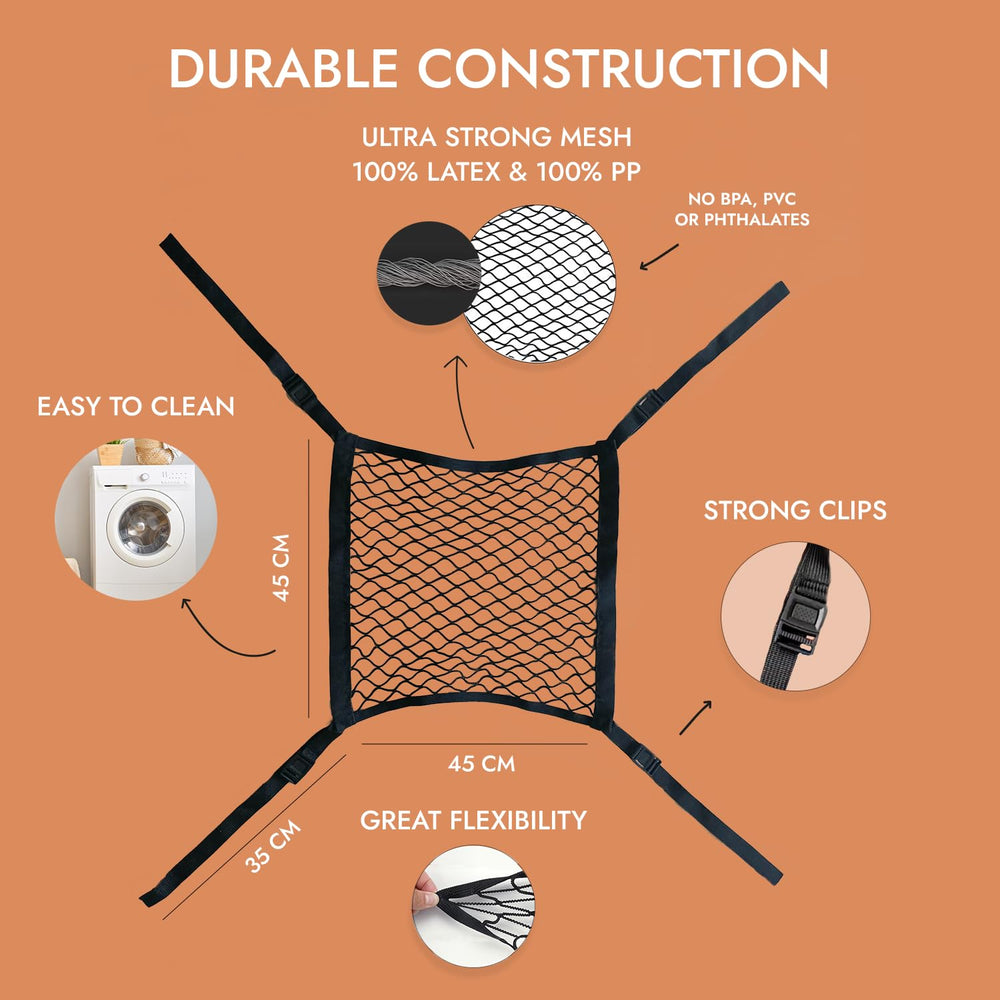 OLYMPE STORE Safety Net-gift-ready packaging signals a thoughtful accessory for new families.
